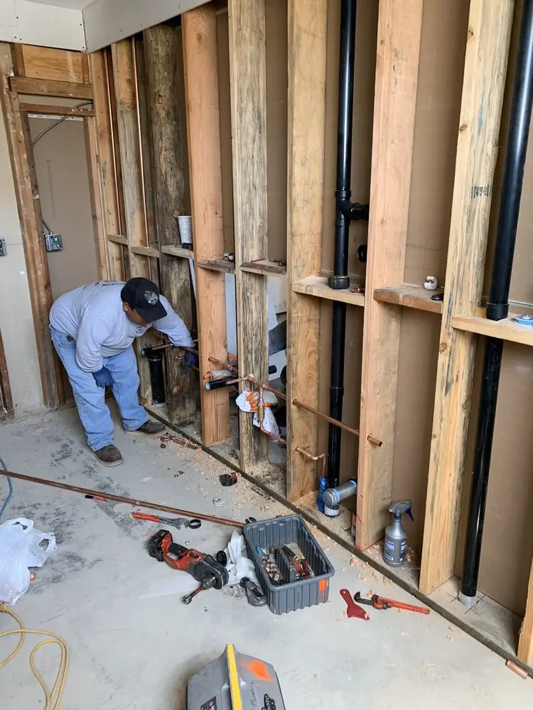Commercial rough-in plumbing for Water Heater Replacement in Clackamas Heights